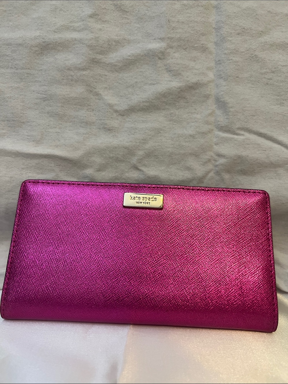 Kate Spade Metallic Pink Wallet